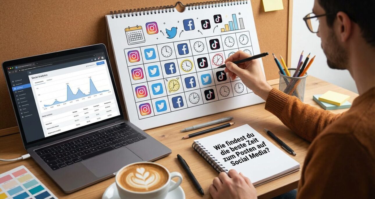Wie findest du die beste Zeit zum Posten auf Social Media?