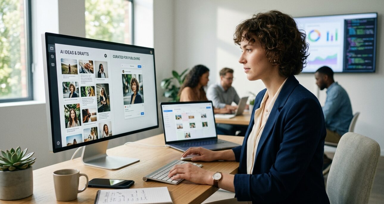 KI Content im Social Team: Qualität sichern statt Masse produzieren