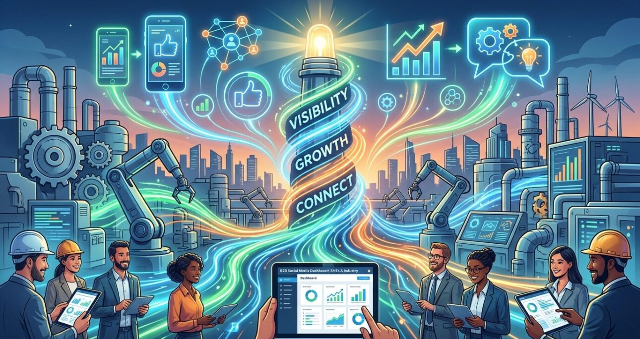 Social Media für Industrie und Mittelstand: Wie komplexe B2B-Marken sichtbar werden
